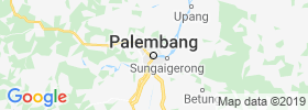 Palembang map